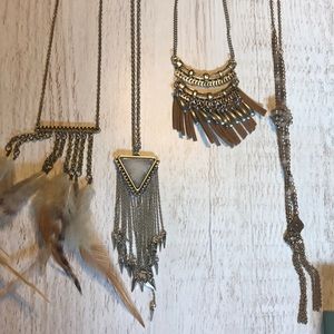 4 necklaces